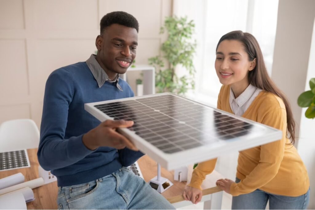 Installation de panneaux photovoltaïques